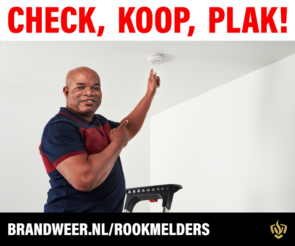 Check, koop, plak, rookmelder