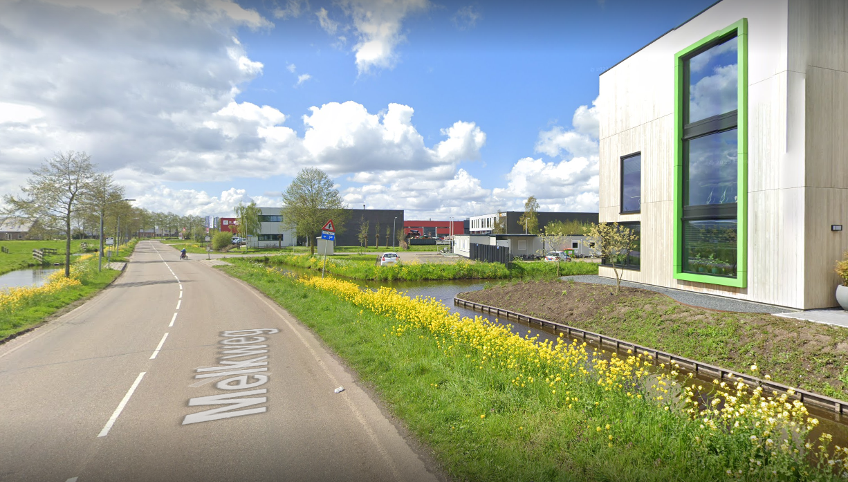 Locatie van de Melkweg te Bleskensgraaf via Google Streetview