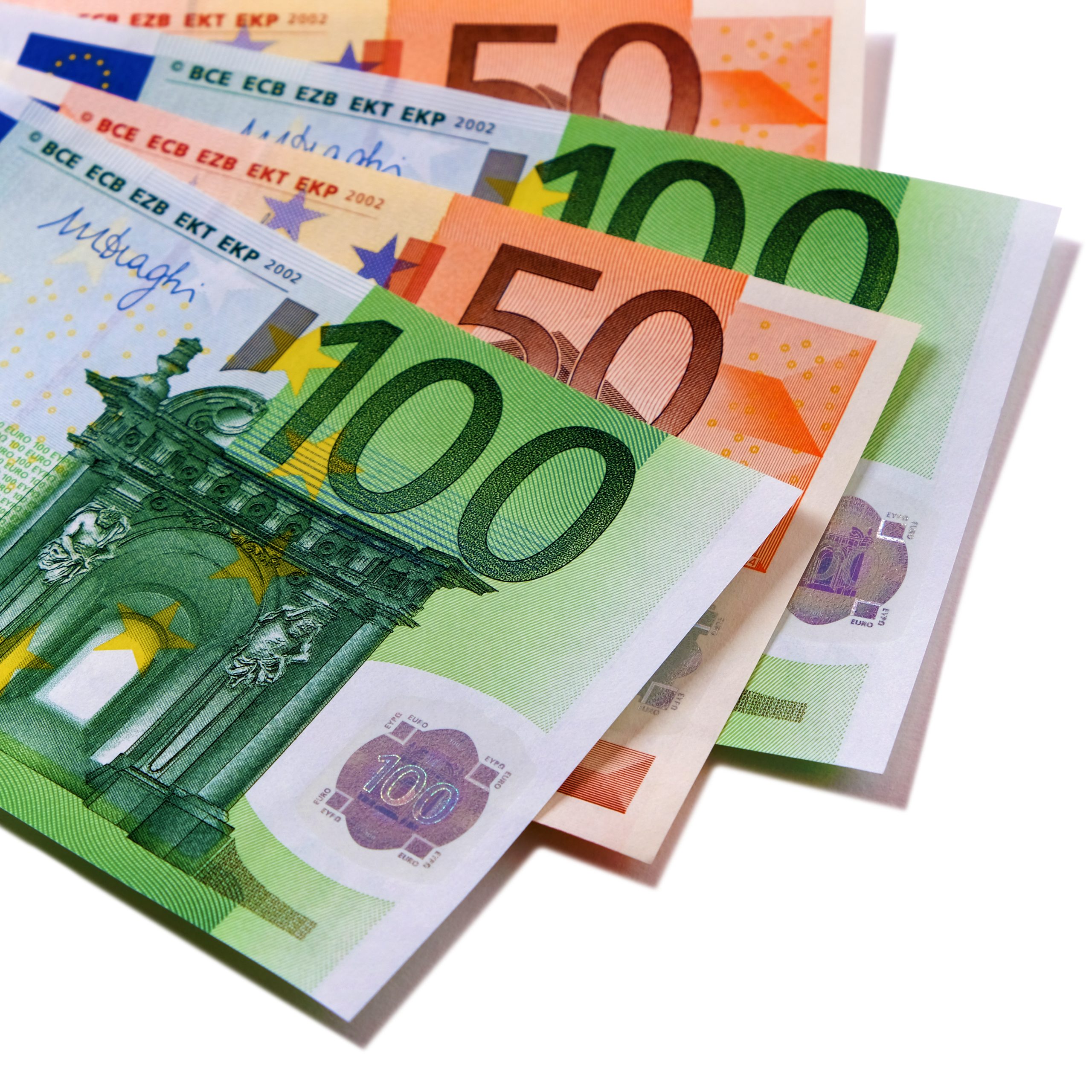 euro currency bills