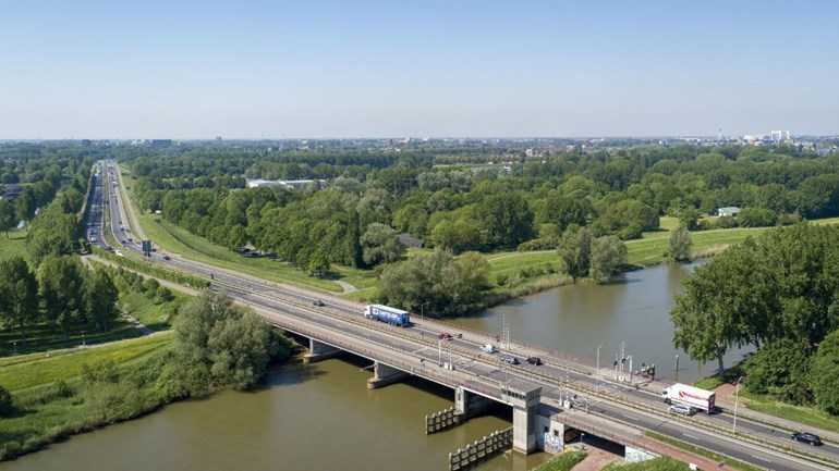 De Wantijbrug in Dordrecht