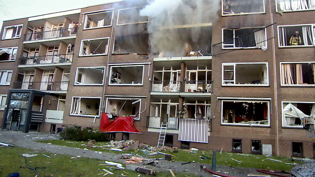 Explosie in flatgebouw