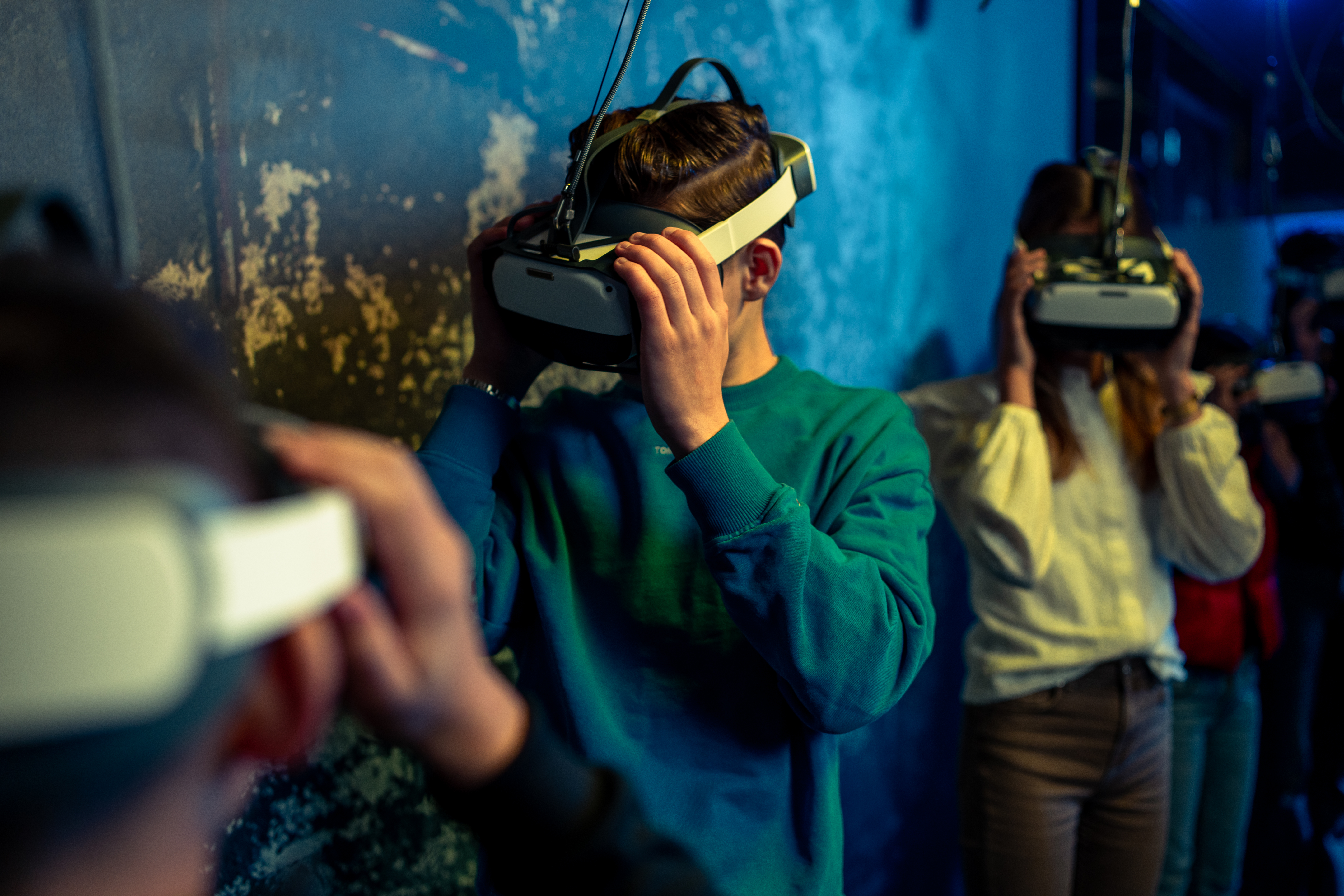 Jongen met VR bril 