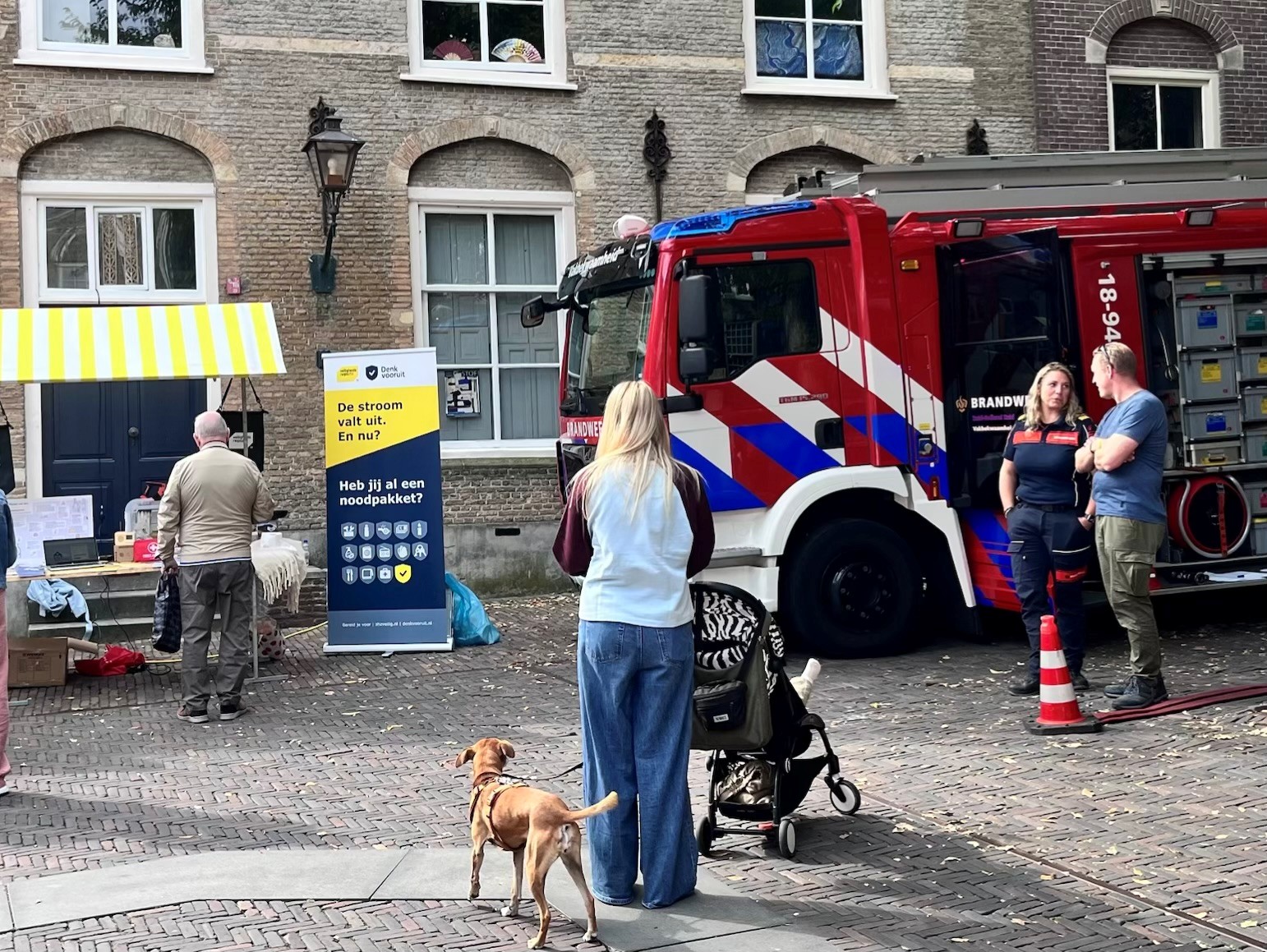 Veiligheidsregio en brandweer aanwezig tijdens Festival Voor de Vloed