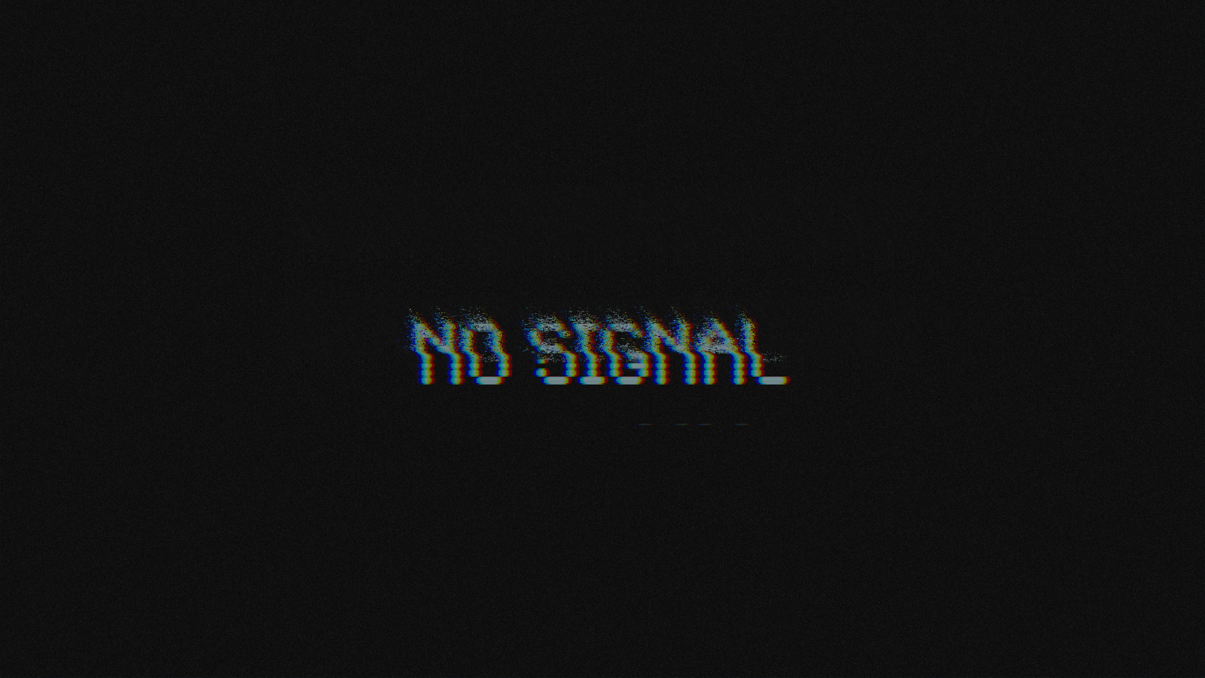 Tekst met no signal