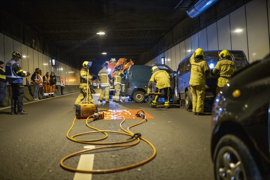 Multidisciplinaire oefening Drechttunnel