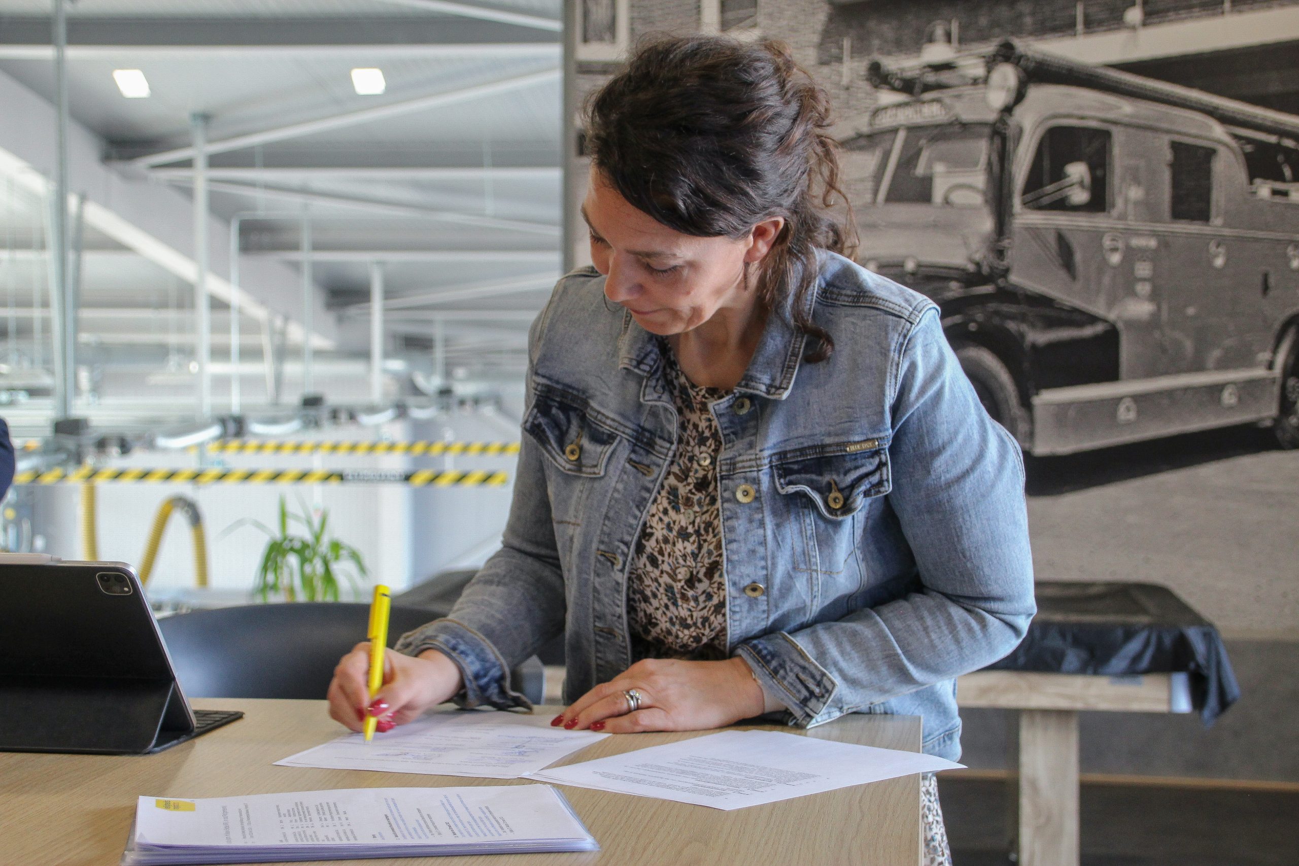 Ondertekening caren frentz